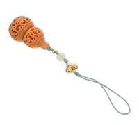 WEKAMOS Hand-woven Gourd Pendant Ornament Lightweight Hanging Gourd Decoration Retro Style Floating Craft for Home Car Decor Unique Gift for Chinese Year Celebration