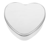 WEKAMOS Heart Shaped Sublimation Tin Box Large Iron Storage Candy and Cookie Holder Blank Metal Case for DIY Printing Birthday and Wedding