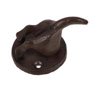 WEKAMOS Heavy Duty Cast Iron Wall Hook Antique Style Dog Butt Design Sturdy Coat Hanger for Bathroom Kitchen Vintage Decorative Wall-Mounted Hook for Towels Clothes Keys