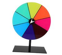 WEKAMOS Heavy Duty Tabletop Rotating Prize Wheel with Editable Slots Dry Erase Surface for Game Night Home Party Trade Show Marketing and Fundraising Interactive Fun