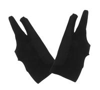 WEKAMOS High Elasticity Two-Finger Drawing Glove for Tablet Ambidextrous Lightweight Breathable Design Anti-Accidental Touch for Artists and Beginners Right Left Hand Compatible Black