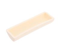 WEKAMOS High Purity Alumina Corundum Crucible Boat with Semiround Bottom Heat Resistant Experimental Burning Tray for Laboratory Tube Furnace Sintering Holder for Precise Melting and