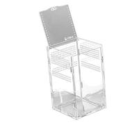 WEKAMOS High Transparency Acrylic Tortoise Vivarium Reptile Breeding Box Magnetic Locks Lizard Tank Accessories