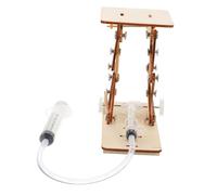 WEKAMOS Hydraulic Wood Lift Assembly Puzzle Stem Educational Science Experiment Kit for Boys DIY Model Building Craft
