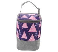 WEKAMOS Insulated Bottle Cooler Bag with Zipper Portable Oxford Cloth Milk Bottles Bag for Travel and Outdoor Use Thermal Lunch Tote for Breastmilk Storage and Temperature Control