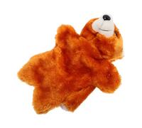 WEKAMOS Interactive Bear Hand Puppet for Months Educational Animal for Storytelling and Social Skills Development Soft Plush Yellow Doll