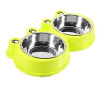 WEKAMOS Knock over Cat Bowl Pet Food Bowl for Small Cats Prevent Choking Pet Feeding Supply for Indoor Use