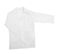 WEKAMOS Lab Coat Costume for Boys Comfortable Breathable Scientist Outfit with Pockets for Parties Cosplay Stage Performances Childrens Accessory