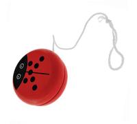 WEKAMOS Ladybird Wooden Yo Yo Ball for Portable Smooth Fingertip Plaything with Ladybug Pattern Non Cracking Educational to Enhance Hand Skills and Encourage Outdoor Fun