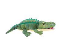 WEKAMOS Large Alligator Hand Puppet for Movable Mouth Soft Plush Stuffed Animal for Storytelling and Language Development Educational Role and Classroom Activities