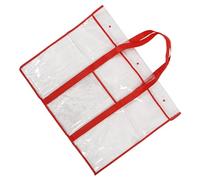 WEKAMOS Large Clear Artwork Bag with Shoulder Strap Portable Artist Drawing Board Carrier for Sketches Posters Easels and Art Supplies Storage Lightweight Handheld Tote for Painters and