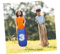 WEKAMOS Large Sack Race Bag with Number Pattern for Outdoor Sports and Parent Games Sensory Training Jumping Plaything for Elastic Field Race Equipment