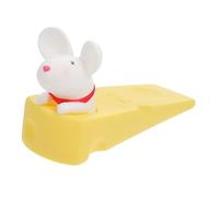 WEKAMOS Luminous Mouse Door Stopper Non-Slip Decorative Door Wedge for Home Office Classroom Prevents Sliding Hardwood Tile Linoleum Floors