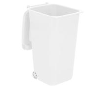 WEKAMOS Mini Desk Trash Can with Lid Small Office Waste Bin for Desktop Organization Compact Table Rubbish Container with Cover Space Saving Tabletop Garbage Bucket for Home Office Dorm