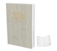 WEKAMOS Mini Schedule Book 2026 A7 English Daily Planner Pocket Notebook for School Office Home Travel Weekly Monthly Planning