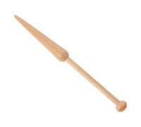 WEKAMOS Mini Wooden Shuttle Knitting Tool 16Cm Beech Wood Short Solid Rod for DIY Sweater Scarf Weaving, Household Knitting Accessories for Craft and Crochet