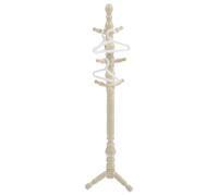 WEKAMOS Miniature Floor Clothes Hanger Rack Dollhouse Accessory Tiny Simulated Hangers for Vintage Bedroom Scene Furniture Random Color Random Color