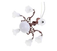 WEKAMOS Miniature Model Chandelier Elegant Tiny House Ceiling Lamp for Sand Table Decor Sturdy and Construction for Furniture and Miniature Decorations Warm Lighting for Living Spaces