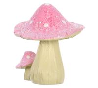 WEKAMOS Miniature Mushroom Figurines Scale Resin Mini Mushroom Statues for Fairy Gardens and Terrarium Crafts Tiny Dollhouse Furniture Model Decor for Bjd Dolls and Micro Landscape