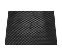WEKAMOS Motorcycle Pedal Rest Mat Rubber Non-slip Self-cut Design Effortless Installation for Electric Cars and DIY Motorcycles