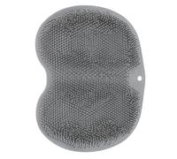 WEKAMOS Multi-Function Shower Foot Scrubber Mat with Non-Slip Suction Pads for Exfoliating Massaging and Cleaning Feet Grey to Tiredness and Promote Circulation