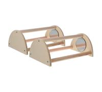 WEKAMOS Multi Functional Chicken Perch Stand for Indoor Outdoor Use Space Saving Roosting Bar Designed for Chicks and Hens Promotes Healthy Growth and Social Interaction Durable Chick