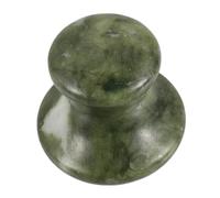 WEKAMOS Mushroom Shaped Jade Facial Massager Set 4 Green Mushroom Gua Sha Stones for Facial Massage Skin Scraping and Relaxation