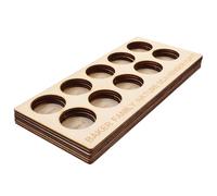 WEKAMOS Nature Collecting Plate for Students Portable Outdoor Hunting Game Board Lightweight Field Exploration Display Tray for Natural Material Educational Treasure Hunt Activity