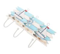 WEKAMOS Nautical Coat and Wall Hooks 3 Pcs Iron Decorative Wall Hanger for Hanging Keys and Coat in Home and Wall Decorations