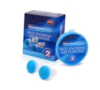 WEKAMOS Nose Breath Apparatus Nasal Device 2pcs Set Blue Mini Nose Buds Sleep Clips Two Sizes Nasal Stopper for Snoring Relief and Natural Breathing Aid Suitable for Adults