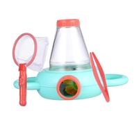 WEKAMOS Outdoor Insect Observation with Optical Lens Plastic Exploration for Camping and Adventure Educational Plaything to Enhance Hands Observation Skills Lightweight Blue Kit