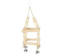 WEKAMOS Parakeet Swing Bird Hanging Swing for Parrots and Caged Birds Bite-resistant Physical Activity Easy to Install and Stable Playground Accessory