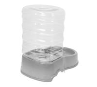 WEKAMOS Pet Feeder Bowl and Cat Water Dispenser Gravity Automatic Pet Drinking Fountain Detachable Indoor Feeder for Cats and Dogs, Stable Gray Design for Puppies and Kittens