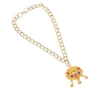WEKAMOS Pet Jewelry Necklace Adjustable Longevity Lock Pendant and Jingle Bell Durable Metal and Cats for Holiday Celebrations and Festive Occasions