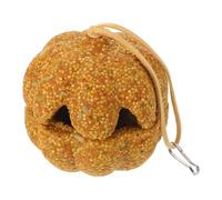 WEKAMOS Pet Teething Treats for Parrots Bird Chewing Toys Pumpkin Shape for Cockatiel and Budgie Foraging and Grinding Play Toy for Small Parrot and Bird