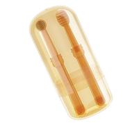 WEKAMOS Pet Toothbrush Set for Dogs and Cats 2pcs Dog Toothbrushes Oral Cleaning Brush and Storage Box for Small and Large Breeds Dental Care Kit for Healthy Teeth