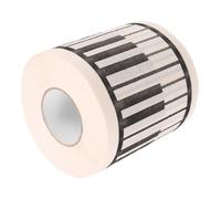 WEKAMOS Piano Toilet Paper Creative Print Roll Decorative Bathroom Tissue Piano Pattern Tissue Toilet Paper Printing