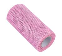 WEKAMOS Pink Diamond Shaped Deco Mesh Ribbon Roll Yards Polyester Craft Mesh for Wreaths Swags Flexible Breathable Washable Material