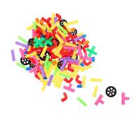 WEKAMOS Pipe Tube Building Blocks for Large Interlocking Construction for Preschool Spatial Imagination Lightweight Educational Stem Blocks for Creative Learning and Hand Eye Coordination