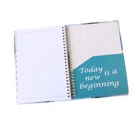 WEKAMOS Planner Notebook Portable Daily Weekly Organizer for Students and Office Staff with Stylish Cover for Scheduling Prioritizing and Habit Building