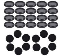 WEKAMOS Plastic Binding Discs 44Pcs Mushroom Hole Loose Leaf Binder Rings for Refillable Notebooks Featuring Easy Carry and Storage for Students and Professionals