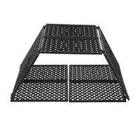 WEKAMOS Plastic Farm Fence for Building Blocks Sturdy DIY Obstacle Slope Fence for Simulation Training Educational Small Plastic Guardrail for Diorama and Miniature Barnyard