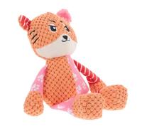 WEKAMOS Plush Dog Chew Toy for Puppies Interactive Squeaky Pet Training Aid Teething Toy for Dogs for Boredom Relief and Chewing Habits