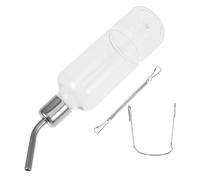 WEKAMOS Portable Large Hanging Water Bottle Automatic Feeder for Small Animals Rabbits Cats Birds Pet Supplies with Durable Cage Hanger Safe Environmental