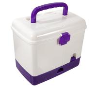 WEKAMOS Portable Medicine Box with Cover Lightweight Medical Storage Case for Home and Outdoor Use Easy to Open and Seal Separate Compartments for Organized Medication Random Color