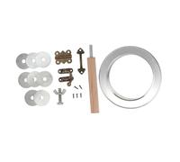 WEKAMOS Practical Bird Nest Accessory with Standing Pole and Horn Button for Parrot Breeding Cage Iron Material Anti-damage Design Easy Installation Kit for Budgerigar and Lovebirds