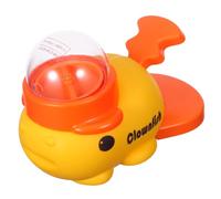 WEKAMOS Press and Rotate The Feeder Food Puppy Treats Interactive Pet Feeder Dog Treat Dispenser Pet Dispenser Yellow Abs