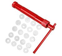 WEKAMOS Professional Clay Extruder Tool Set with Stainless Steel Molds Multi Use Portable Clay Squeezer Kit Pottery Crafting and Sculpture Easy Clean Art Tool for Creative DIY Designs