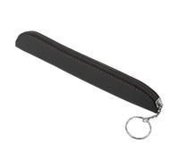 WEKAMOS PU Leather Insulin Pen Case Scratch Resistant Protective Pencil Pouch with Zipper Small Portable Travel Bag Stylish Aesthetic Stationery Organizer for Men and Women
