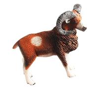WEKAMOS Realistic Mouflon Figurine Model for Educational Animal and Home Decor Solid Imitation Mouflon Sheep Miniature for Farm Scene Cognitive Growth and Play